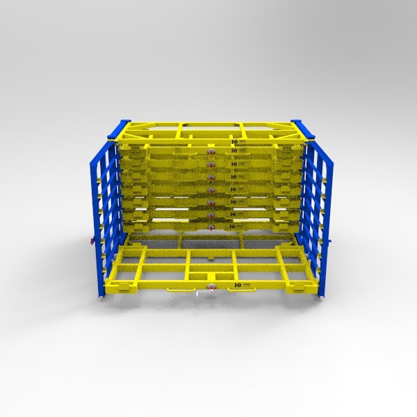 8 Level Sheet Metal Rack